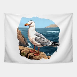 Cute Seagull Tapestry