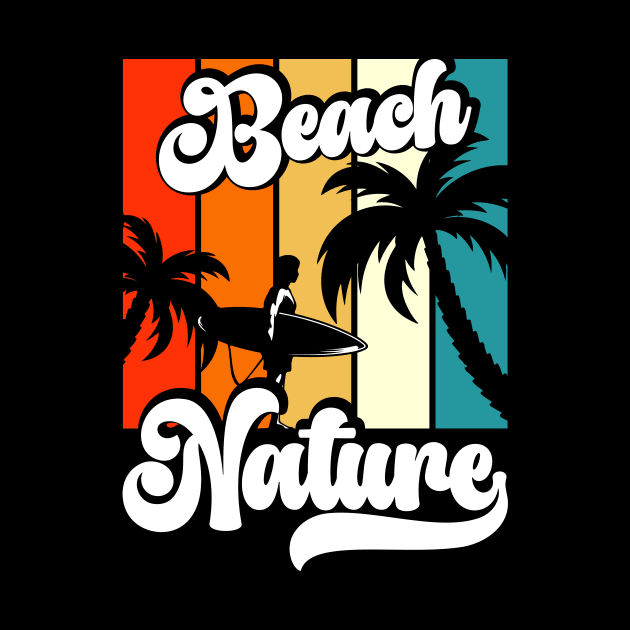 Beach Nature T Shirt For Women Men by QueenTees