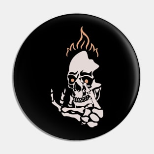 Stylish Skull Pin