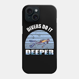 Funny Scuba Diving Under Water Dive Diver Ocean Phone Case