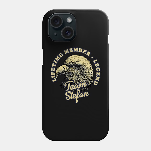 Stefan Name - Lifetime Member Legend - Eagle Phone Case by Stacy Peters Art