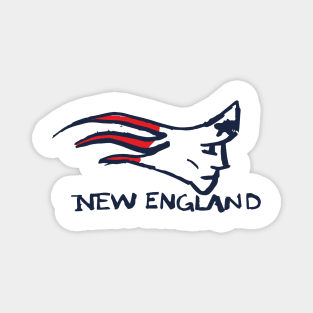 New England Patrioooots Magnet