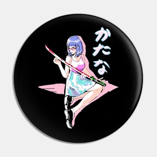 KATANA Pink Pin