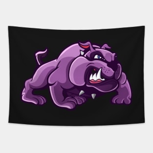 BULLDOG: Running Bulldog Gift Tapestry