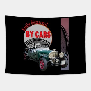 Easily distracted by cars Tapestry