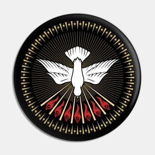 The image of a dove - a symbol of the Holy Spirit of God Pin