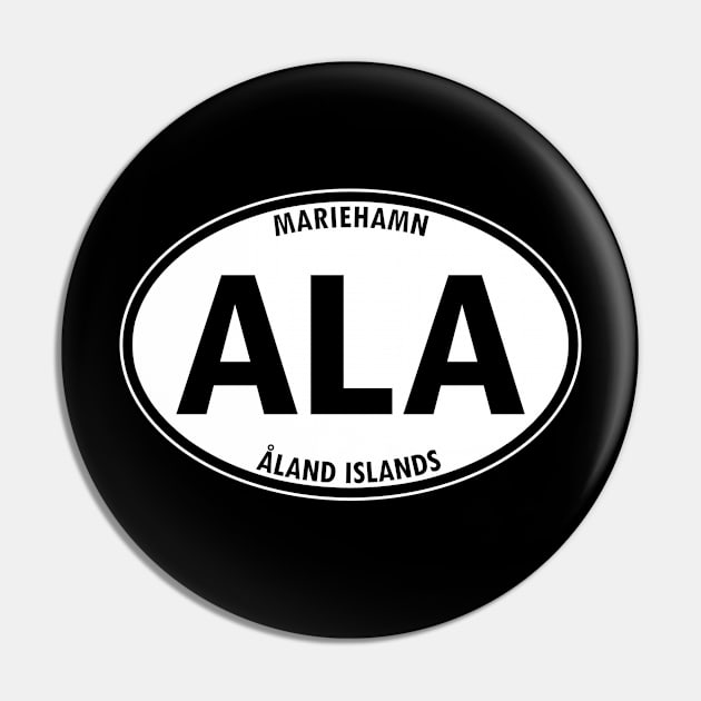 ALA - Mariehamn, Aland Islands, Finland - Country and Territory Oval Travel Bumper Sticker for your Car or Luggage. Pin by BBTravels