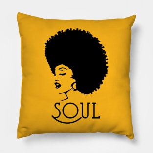 Afro Soul, vintage soul train funk vibe Pillow