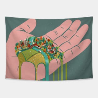 Earth Hand Tapestry