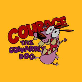cowardly courage retro T-Shirt