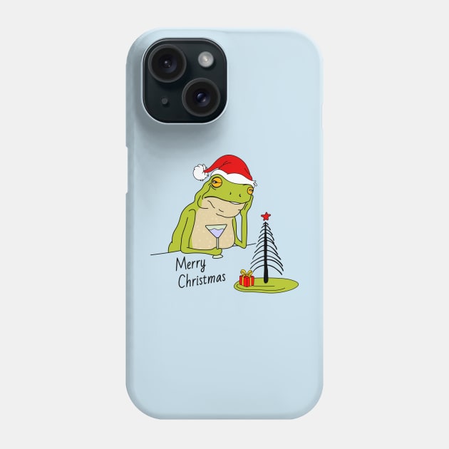 Frog and christmas Phone Case by My Happy-Design