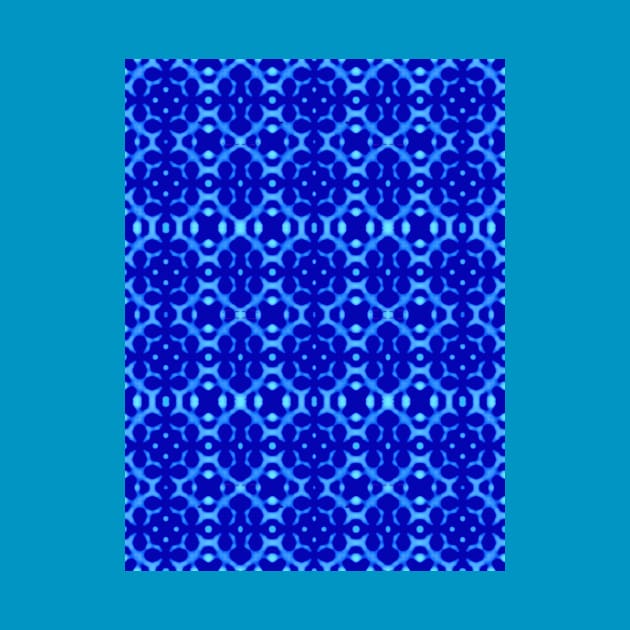 Bright Blue Pattern by Amanda1775