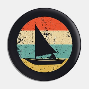 Sailing Vintage Retro Sail Boat Pin