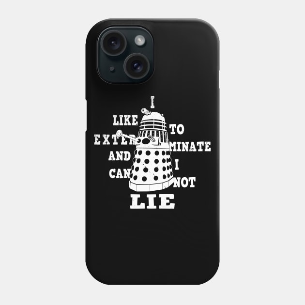 Funny Alien Villain Exterminate Meme 90's Retro Meme Phone Case by BoggsNicolas