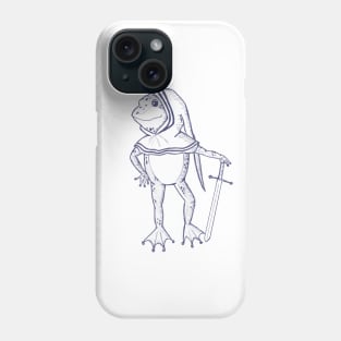 Sketch of a Medieval Frog Vintage style Phone Case