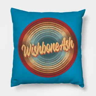 Wishbone Ash Vintage Circle Pillow