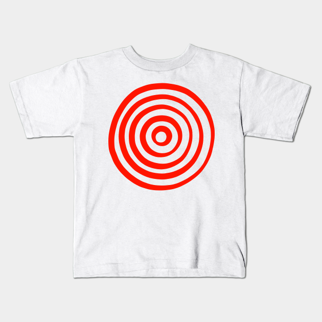 t shirt with bullseye on back