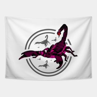 PINK Scorpion Tapestry