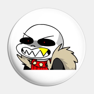 Annoying Sans Meme Underfell Sans eVIL Pin