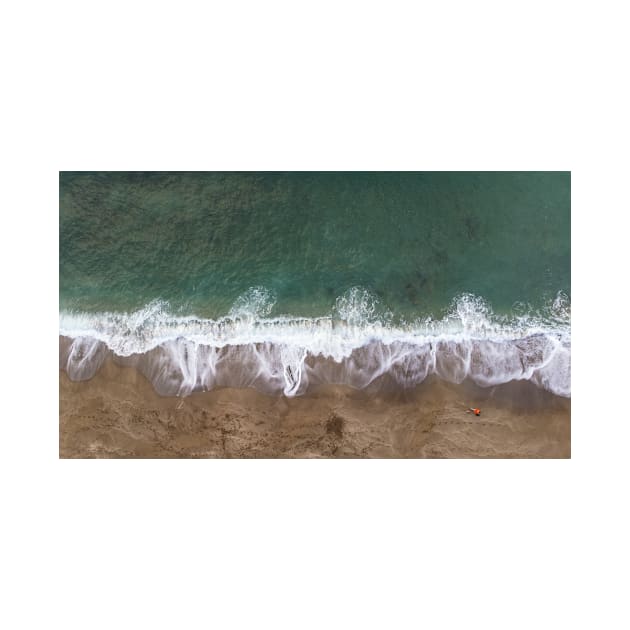 Beautiful Sea Waves Aerial View by Kate-P-