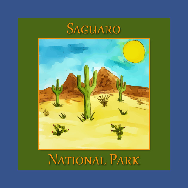 Disover Saguaro National Park - Saguaro National Park - T-Shirt