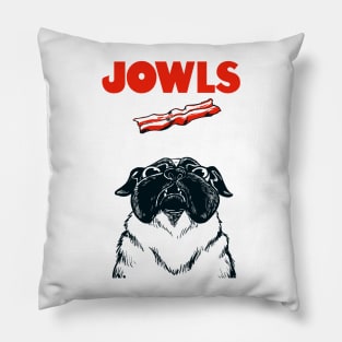 JOWLS Pug-Based Movie Parody Poster Pillow