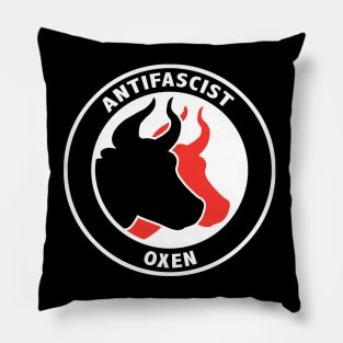 Antifascist Oxen Pillow