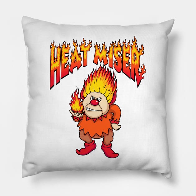 Heat Miser Pillow by littlepdraws