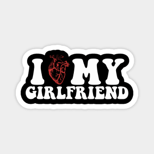 I Love My Girlfriend Gf I Heart My Girlfriend Cute Couples Magnet