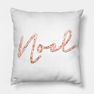 Noel - rose gold Pillow