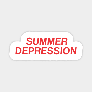 Vintage Summer Depression Aesthetics Streetwear Retro Magnet