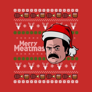 Its the Swanson Meatmas spectacular T-Shirt