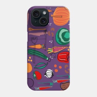 Fall veggies Phone Case