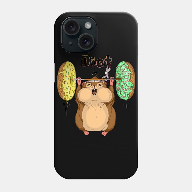 Diet Hamster Phone Case by Kyra_Clay