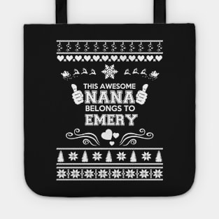 Merry Christmas Nana Tote