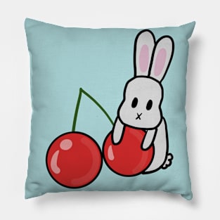 Cherry Bunny Pillow