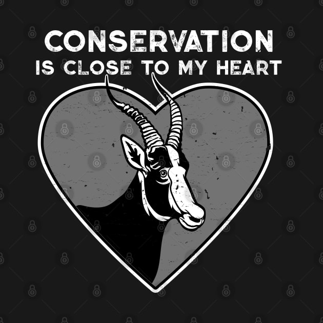 Bontebok Conservation Heart by Peppermint Narwhal