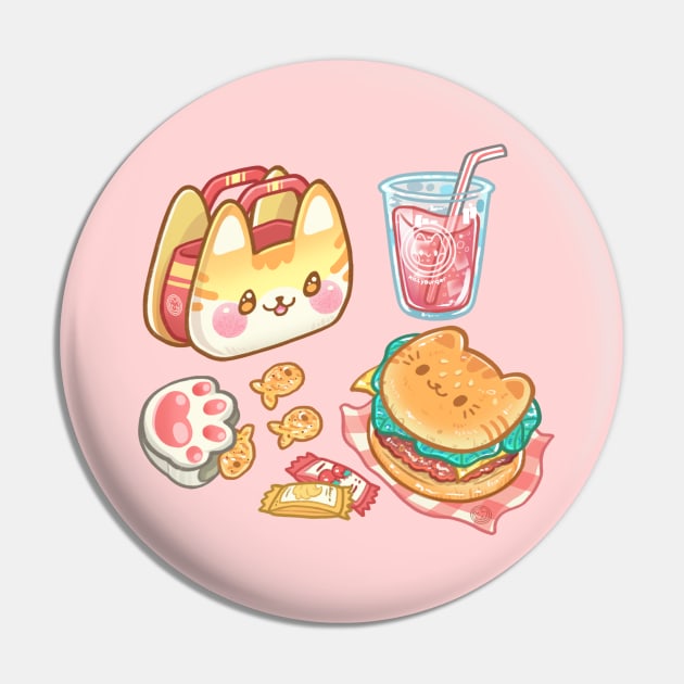 Cat Burger Combo Pin by Kukoo.Kat