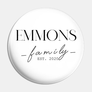 Emmons Family EST. 2020, Surname, Emmons Pin