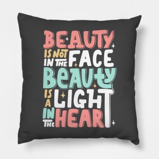 Beauty is a light in the heart, Kindness motivational T-shirt, Be Kind Pillow