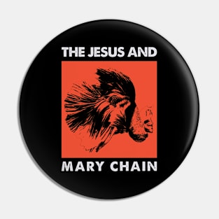 Jesus & Mary Chain Fanart Pin