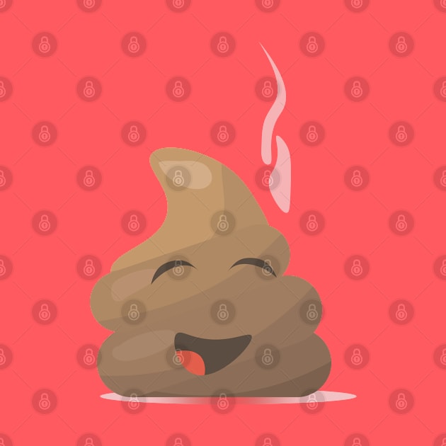 Funny Cute Poop Emoji by tatadonets