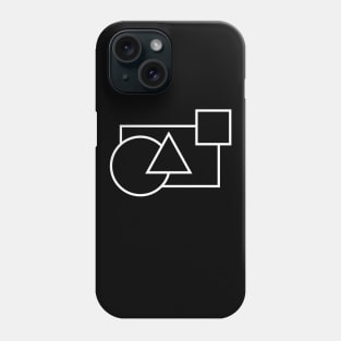 Geometric Shapes Minimal Design (Line Art Collection) Phone Case