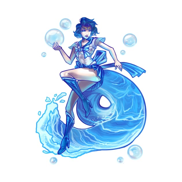 Sailor Mercury-Galaxy Case Version by JetBlackSteel