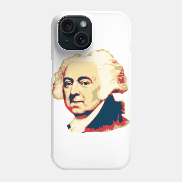 John Adams Pop Art Phone Case by Nerd_art