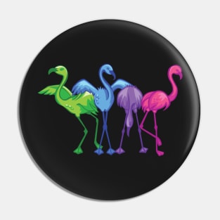 Dancing Flamingo Pin