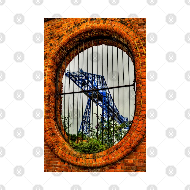 Tees Transporter Bridge Viewed Through Wall Space by axp7884