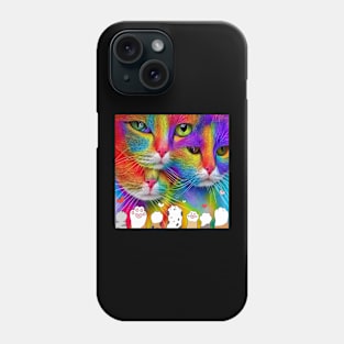 Colorful Cats Phone Case