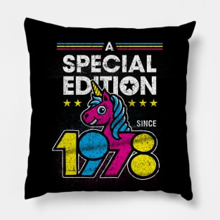 Generation X Born in 1978 | Special Edition Unicorn Pillow