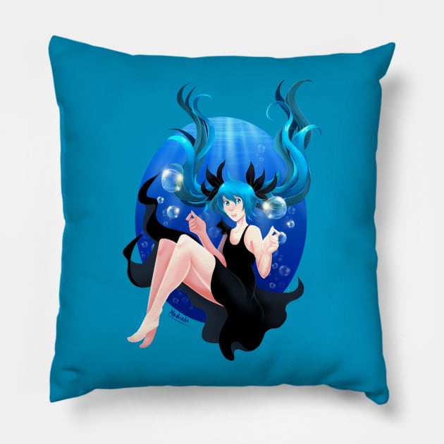 Vocaloid - Deep sea Girl Pillow by Kisetsukaze